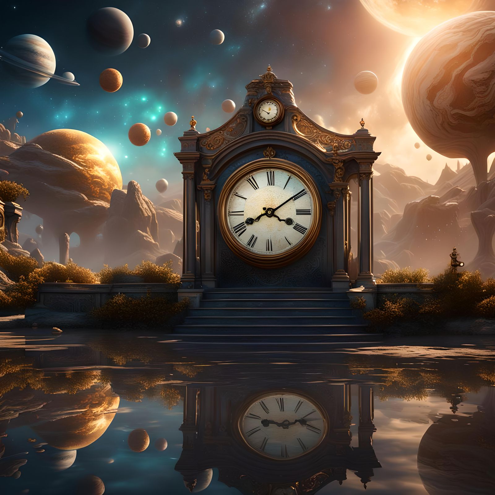 Everywhere the end of time