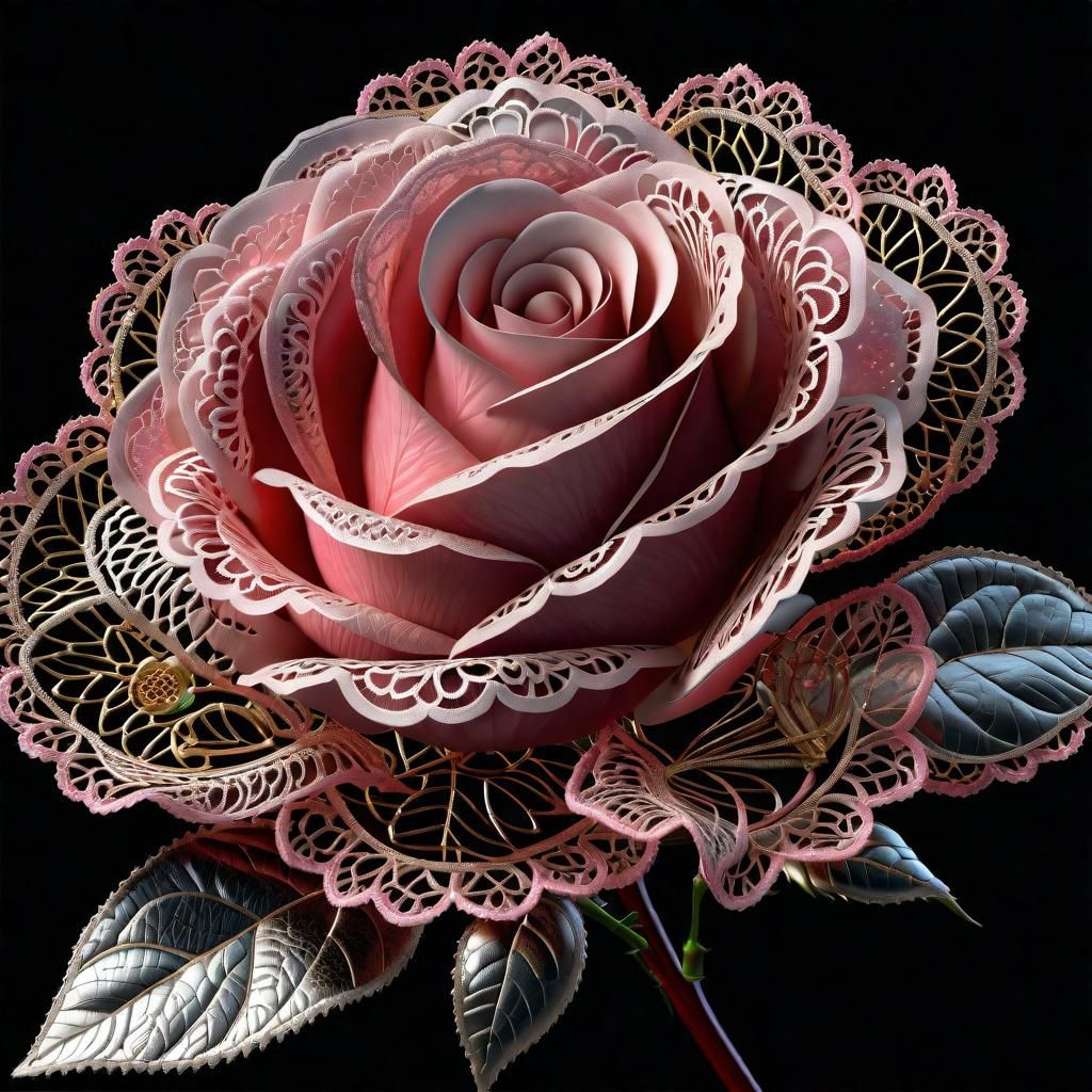 Rose Petals and Lace  by @J_D_Dix