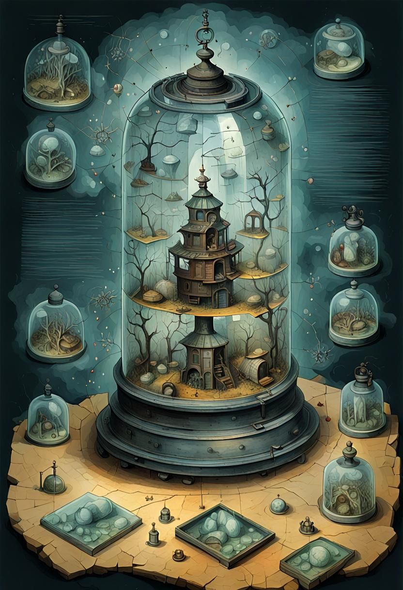 The Bell Jar Worlds of Hieronymus Bosch