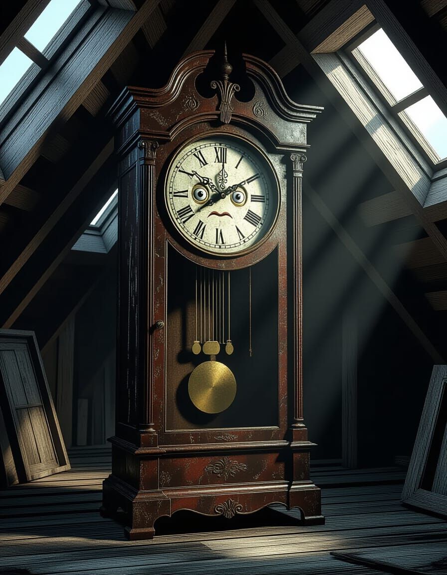 Clock's Face  by @Queen_Asha