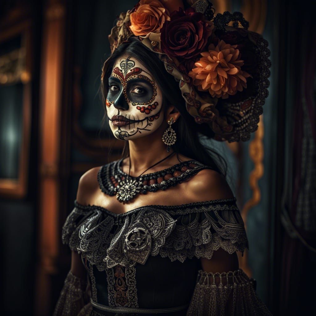 Día de los Muertos - AI Generated Artwork - NightCafe Creator