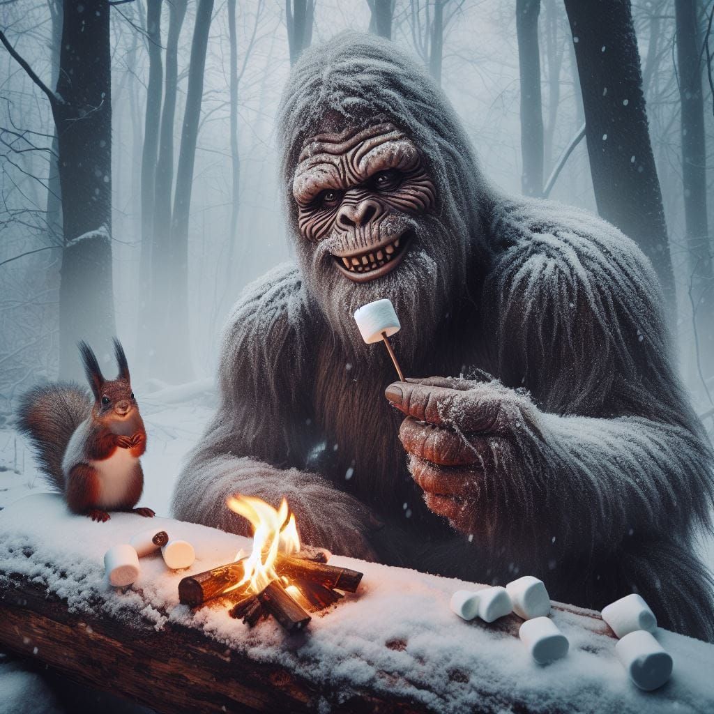 Bigfoot’s Marshmallow Moment