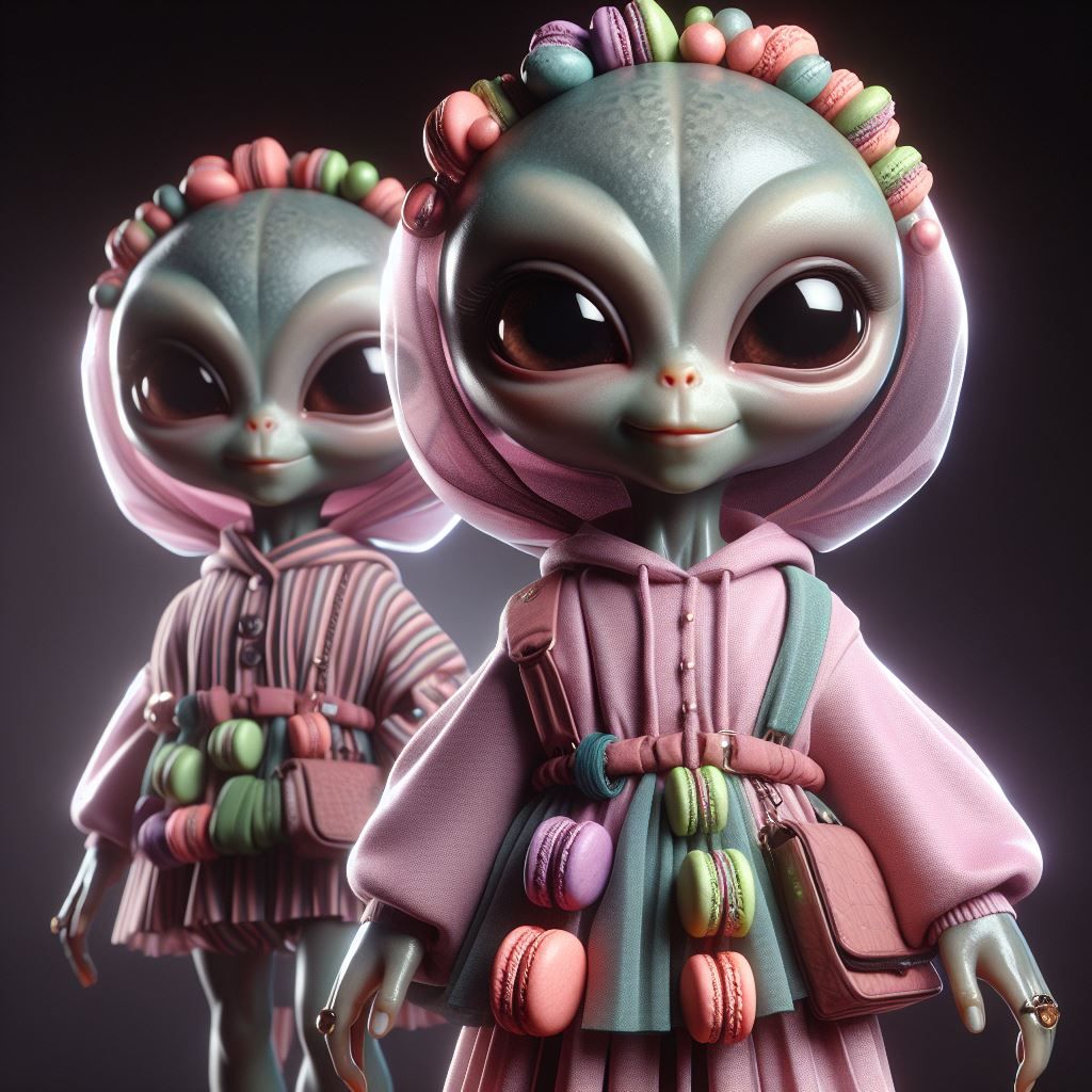 cute fashion alien