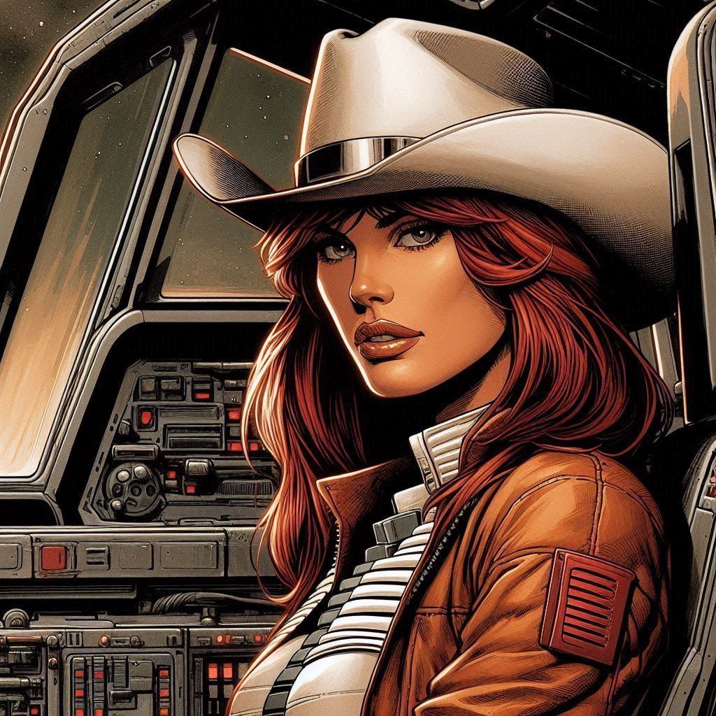 Fire Hair "Space Cowgirl" A Graphic Novel
