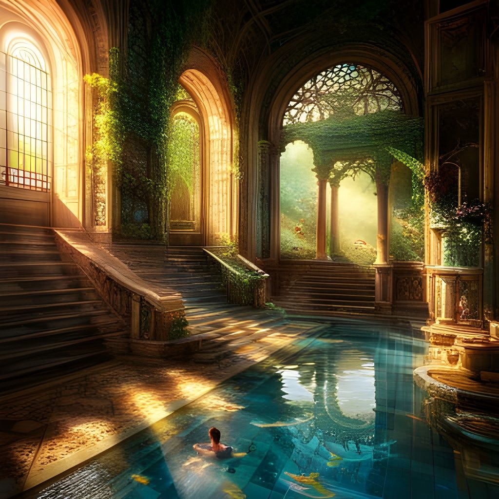 Peaceful Pool at our Secluded Retreat  by @Ministress