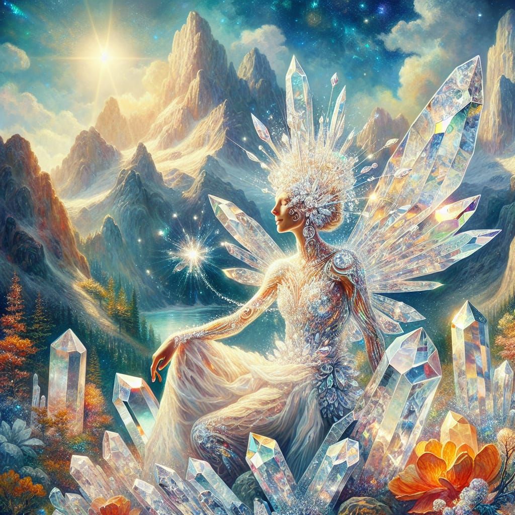 The Crystal Fairy - AI Generated Artwork - NightCafe Creator