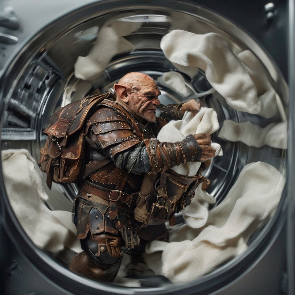 The magical place where he steals a sock