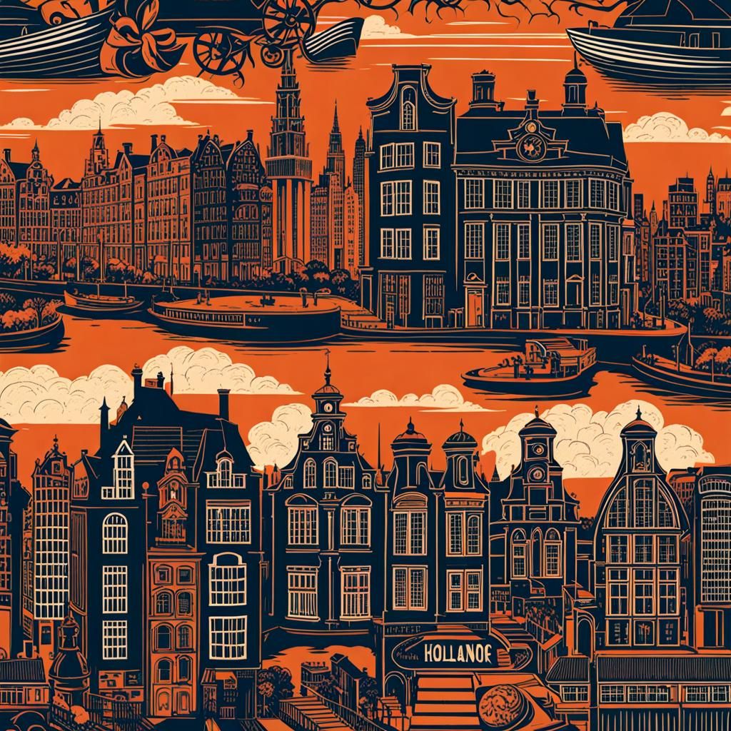 Holland AI Generated Artwork NightCafe Creator