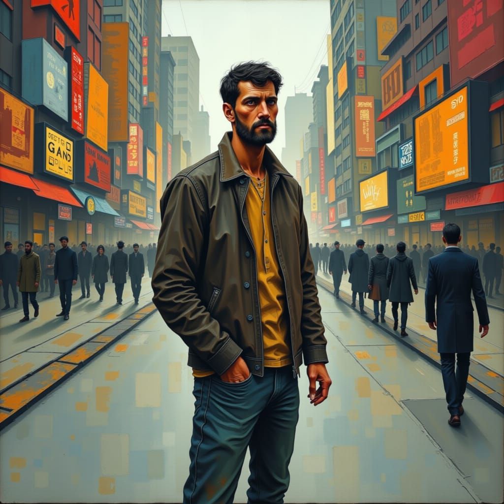 <lora:Missing Persons:1.0>man