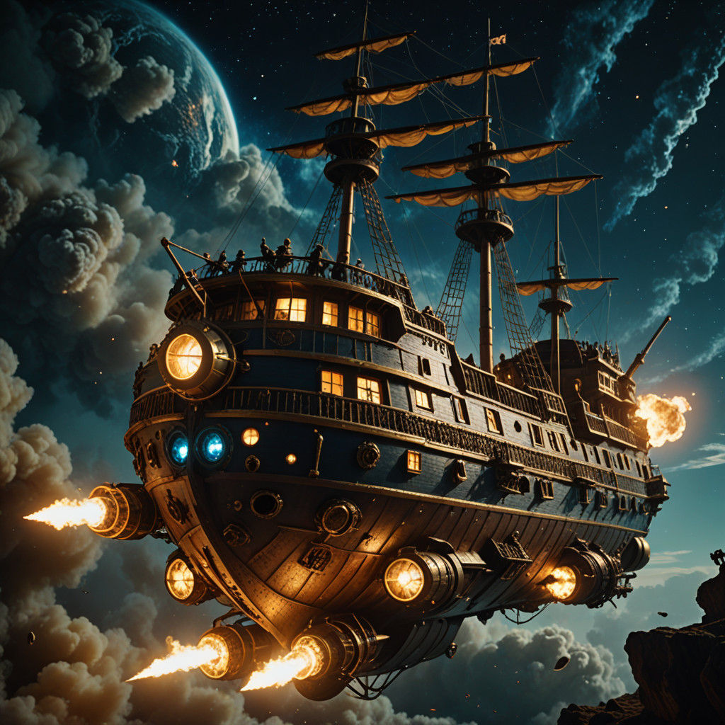 "Space Pirates"  by @Kat_TV