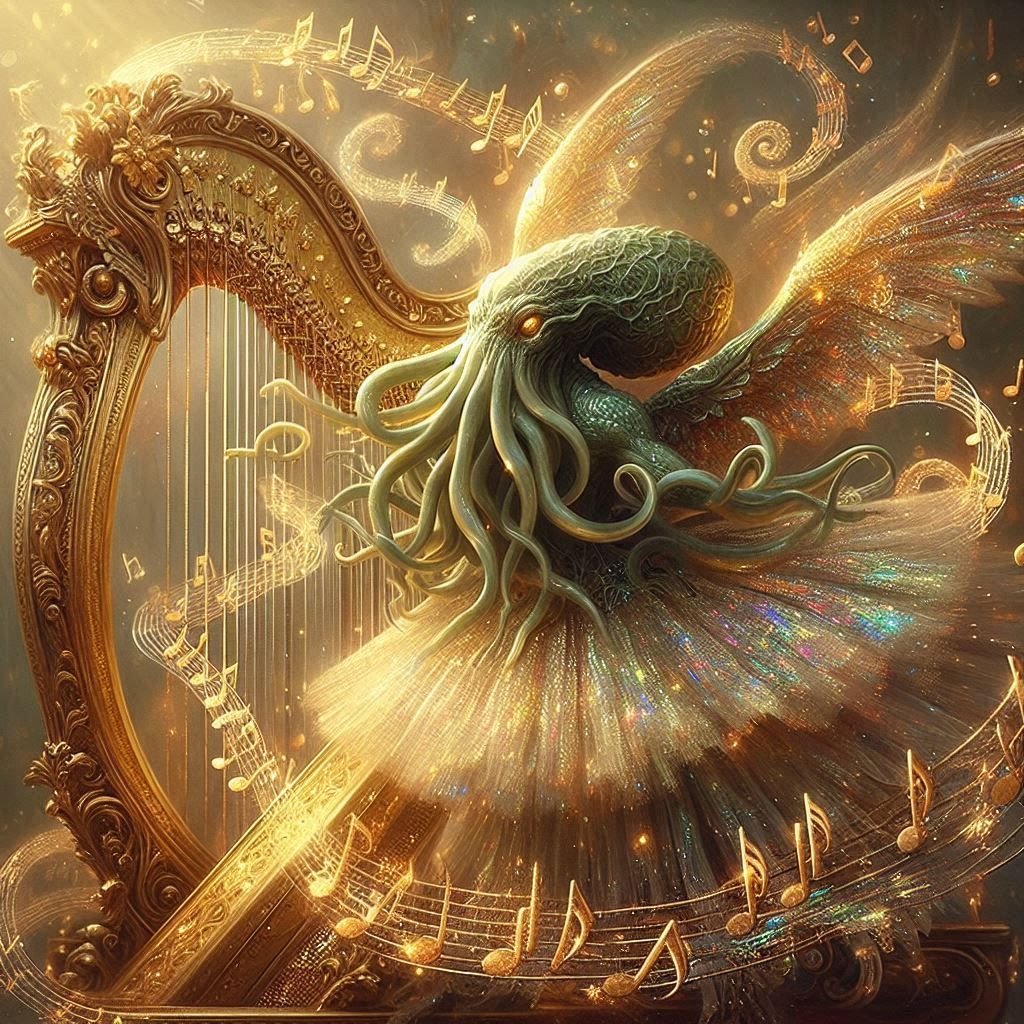 Old One with harp