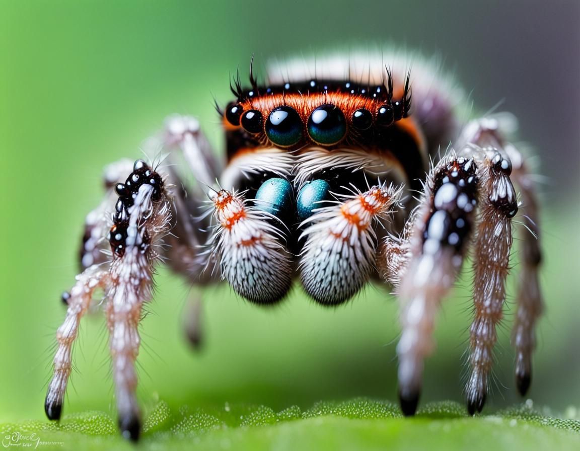Male Jumping Spider  by @DMs Choice