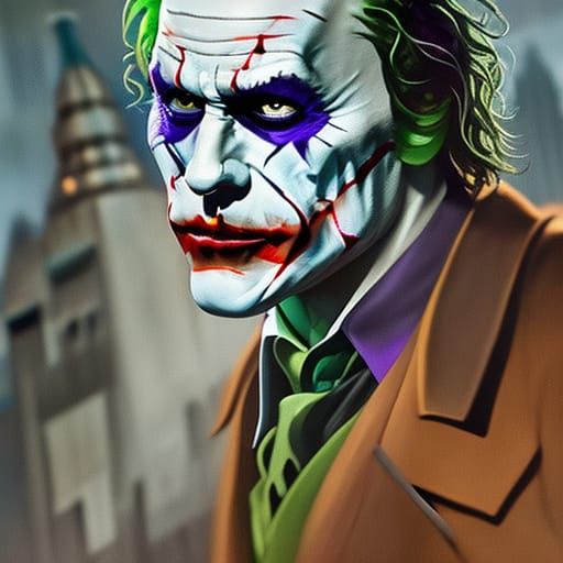 Joker - AI Generated Artwork - NightCafe Creator