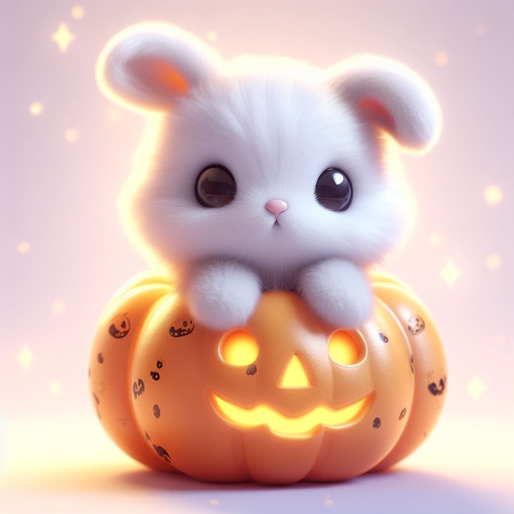 Halloween bunny - AI Generated Artwork - NightCafe Creator