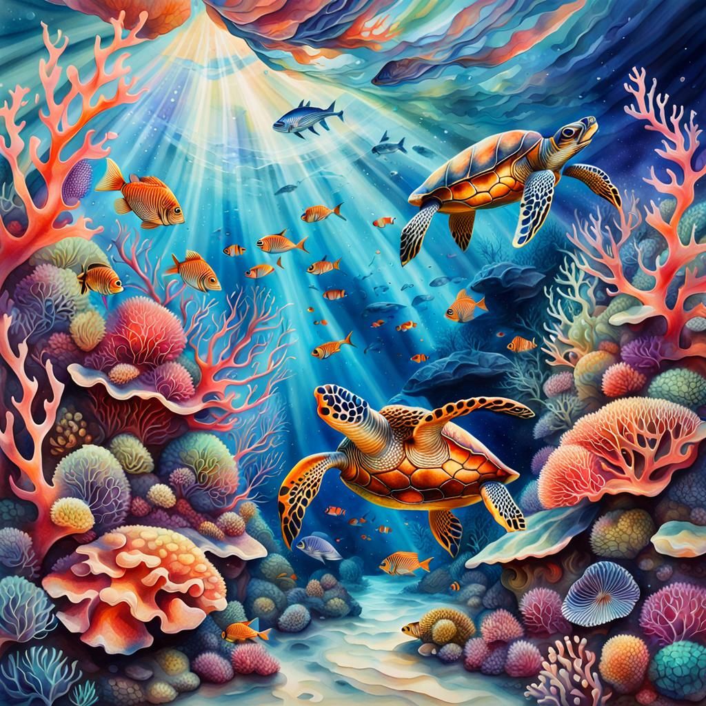 Beautiful views of coral structures and patterns, highlighting their delicate beauty and uniqueness deep ...  by @Oma