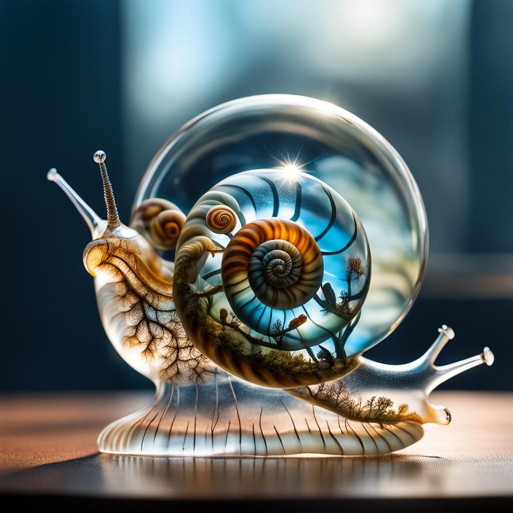 whimsical snail
