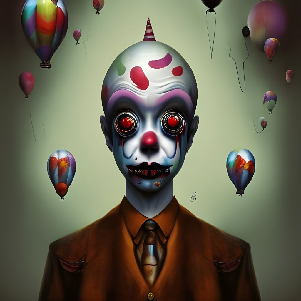 Clown - AI Generated Artwork - NightCafe Creator