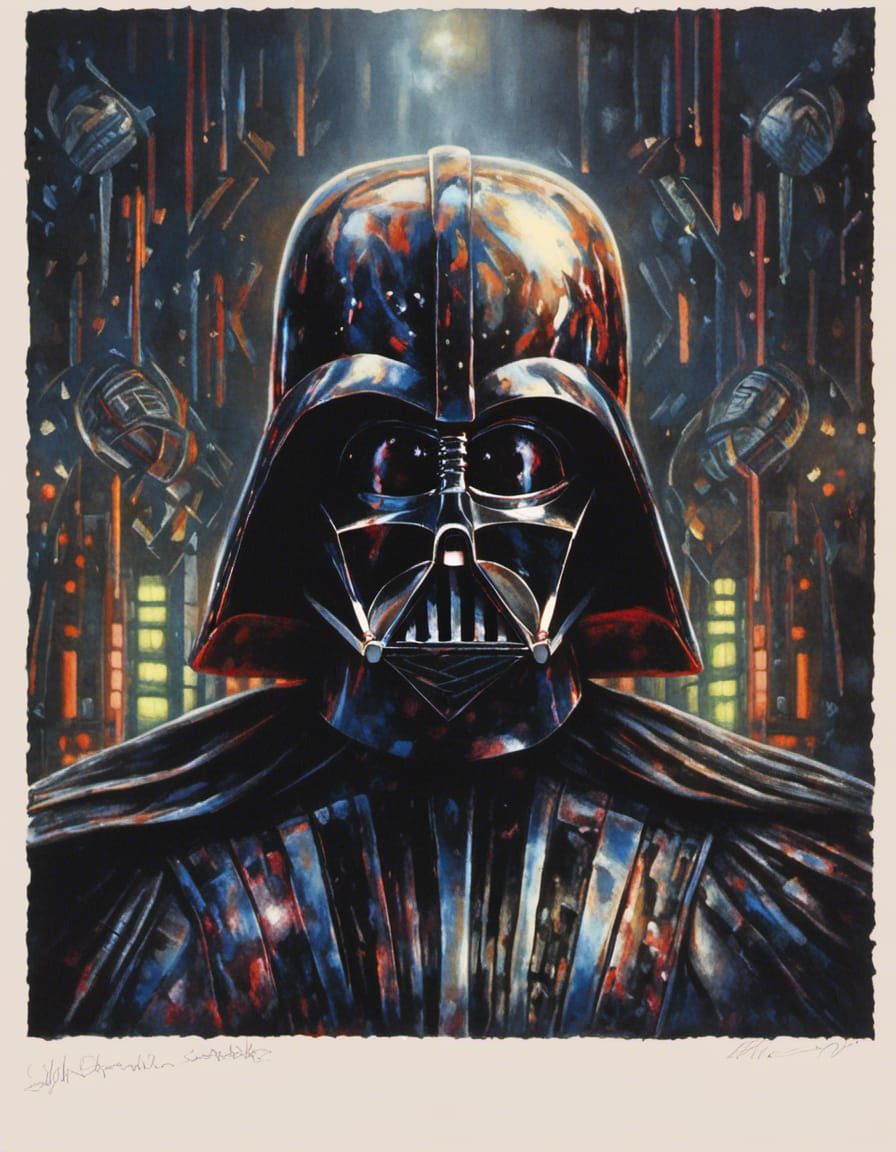 Portrait of Darth Vader - AI Generated Artwork - NightCafe Creator