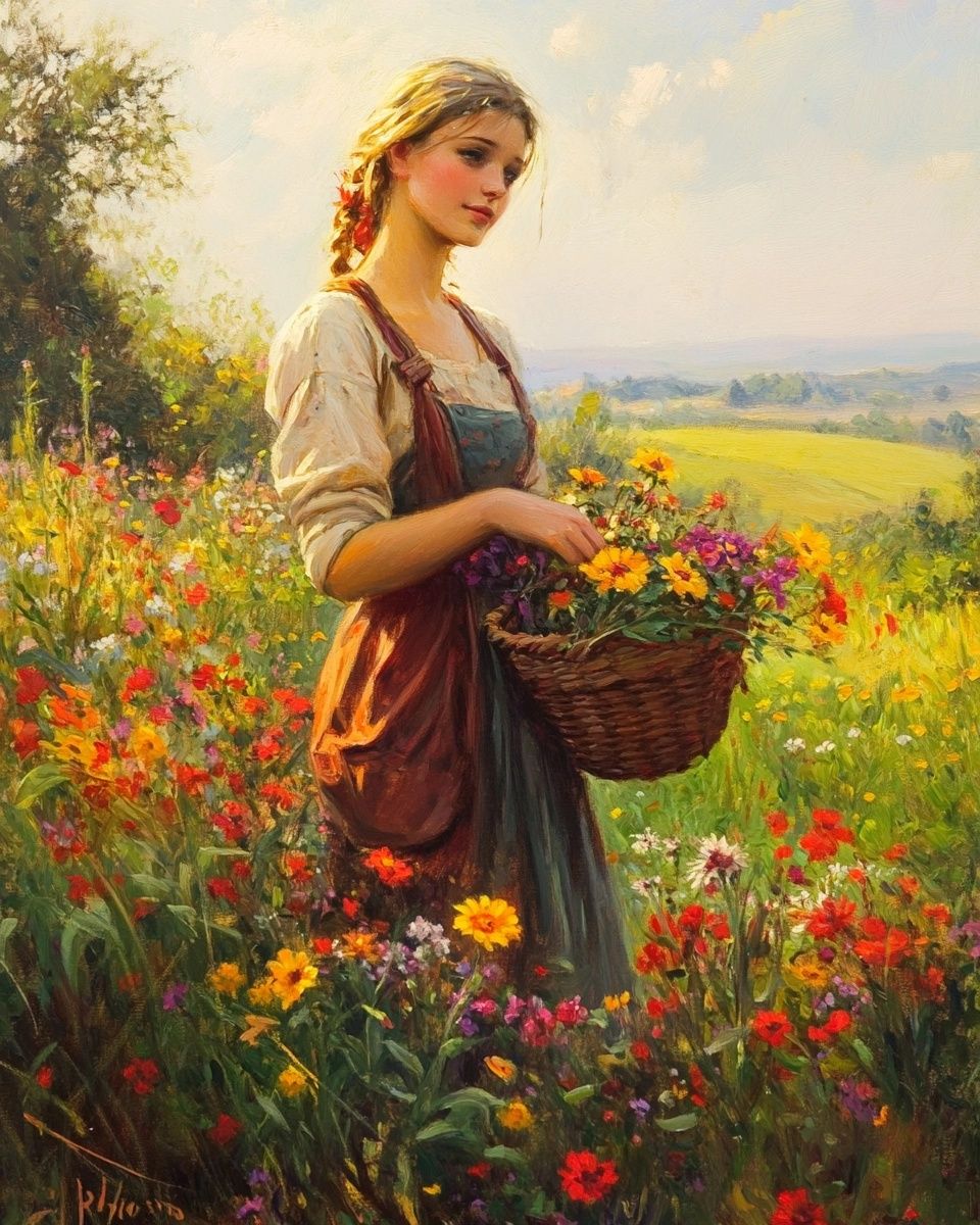 Gathering Flowers