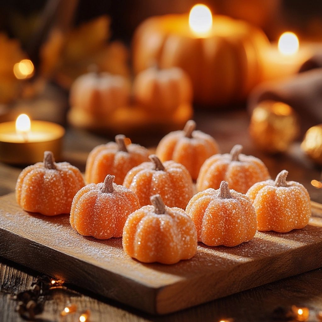 Marzipan Pumpkins