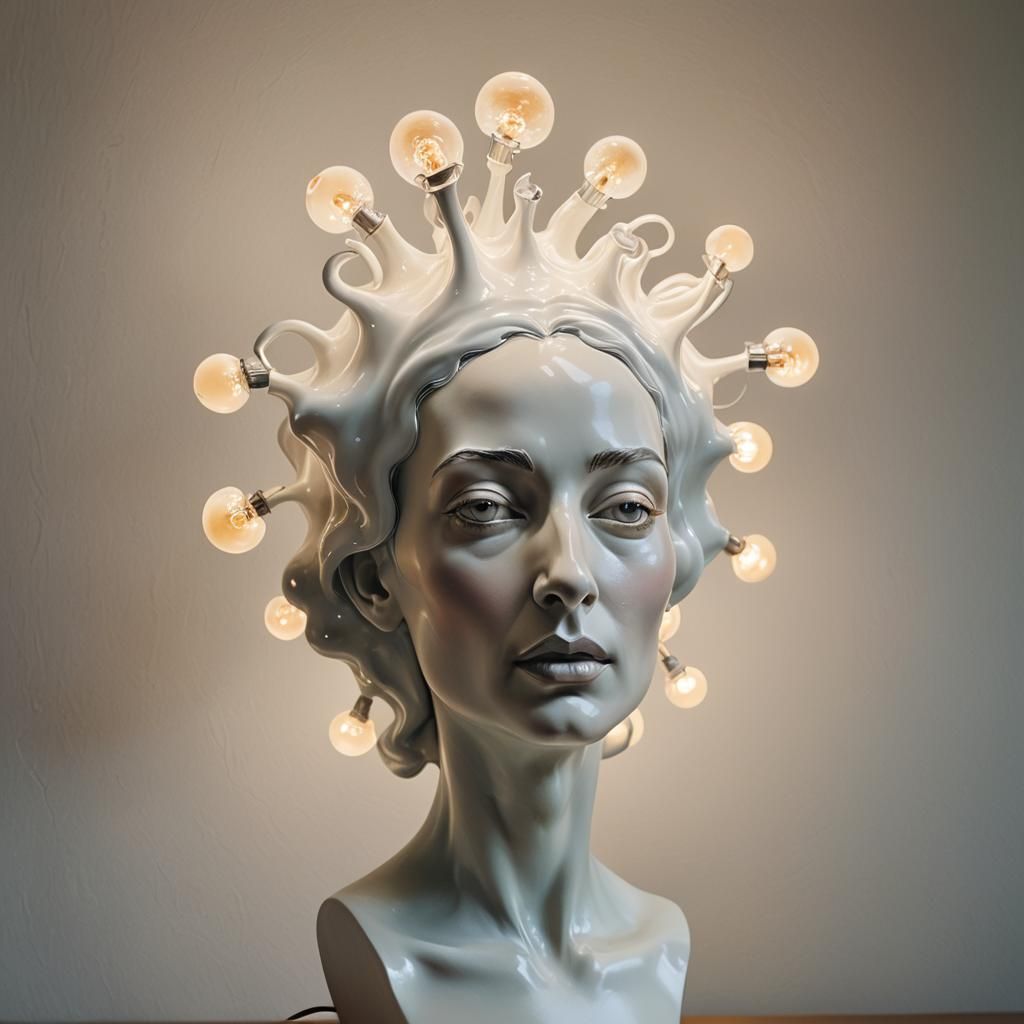 Medusa Lamp holder  by @Japman
