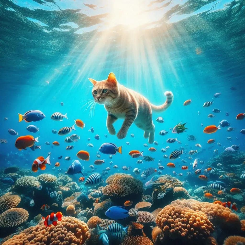 Aquatic Cat