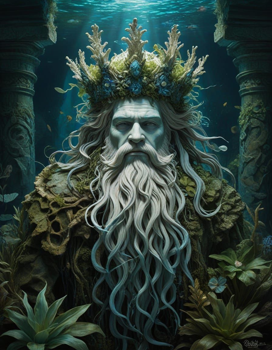 Poseidon, Lord of the Sea  by @Uwork