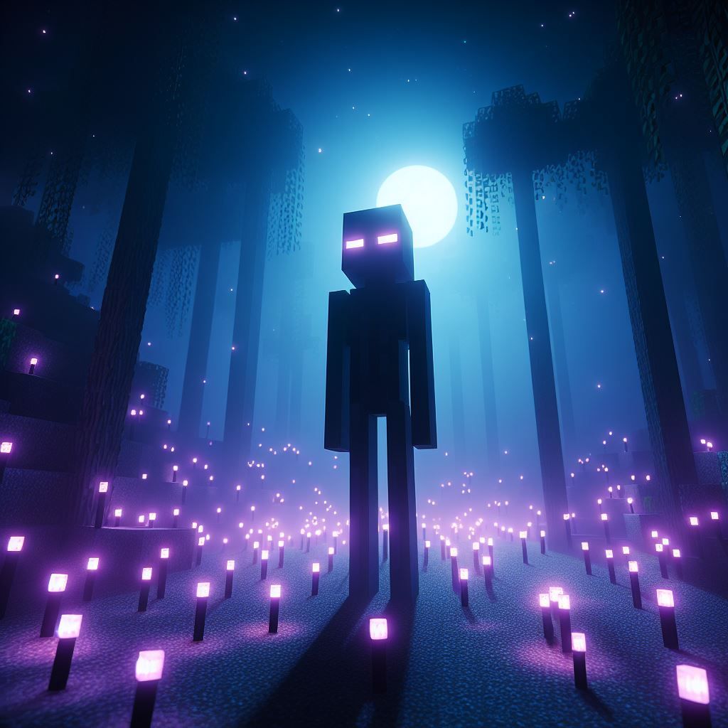 Enderman - Ai Generated Artwork - Nightcafe Creator