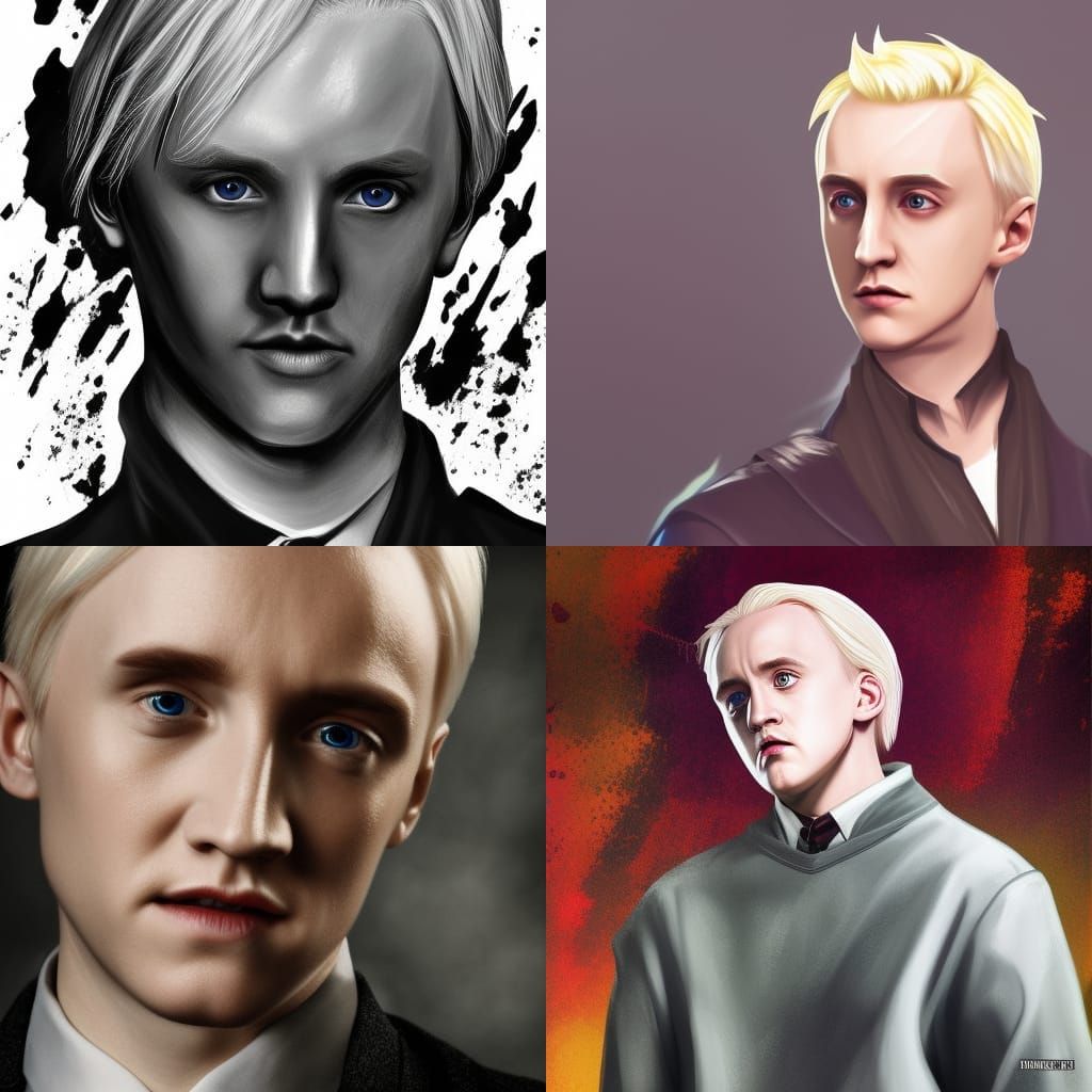 Draco Malfoy - AI Generated Artwork - NightCafe Creator