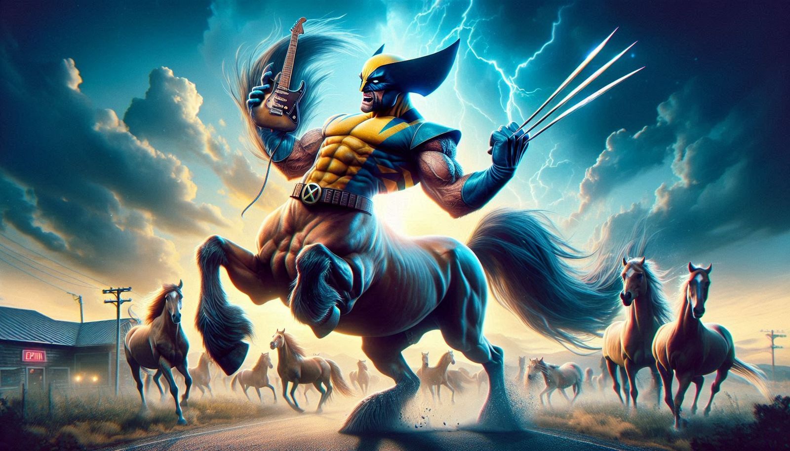 Just Shredding on the Open Road when...