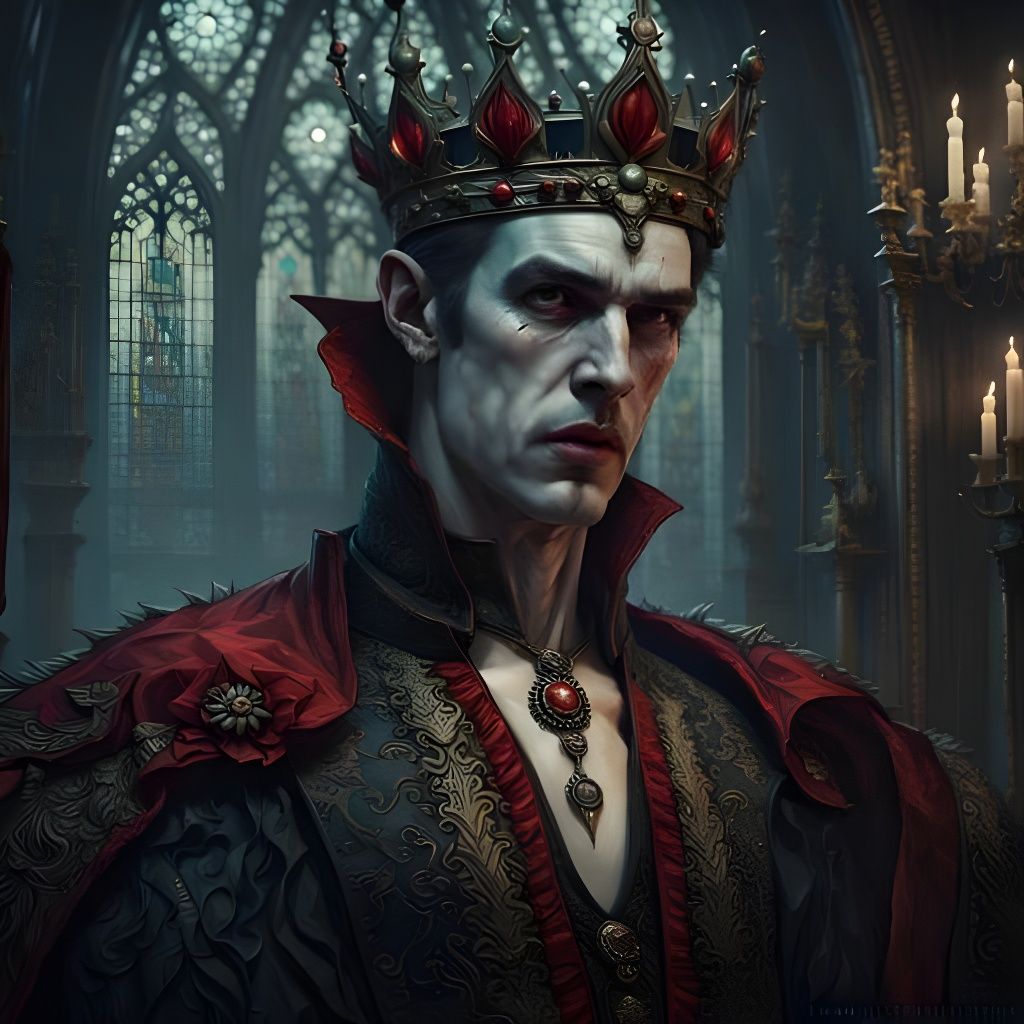 Vampire King - AI Generated Artwork - NightCafe Creator