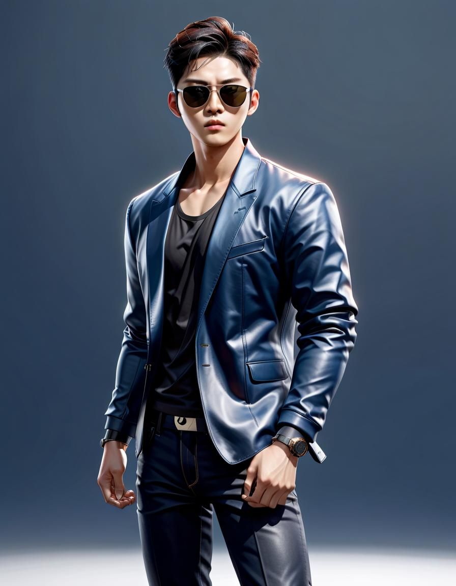 Handsome Korean Man - AI Generated Artwork - NightCafe Creator