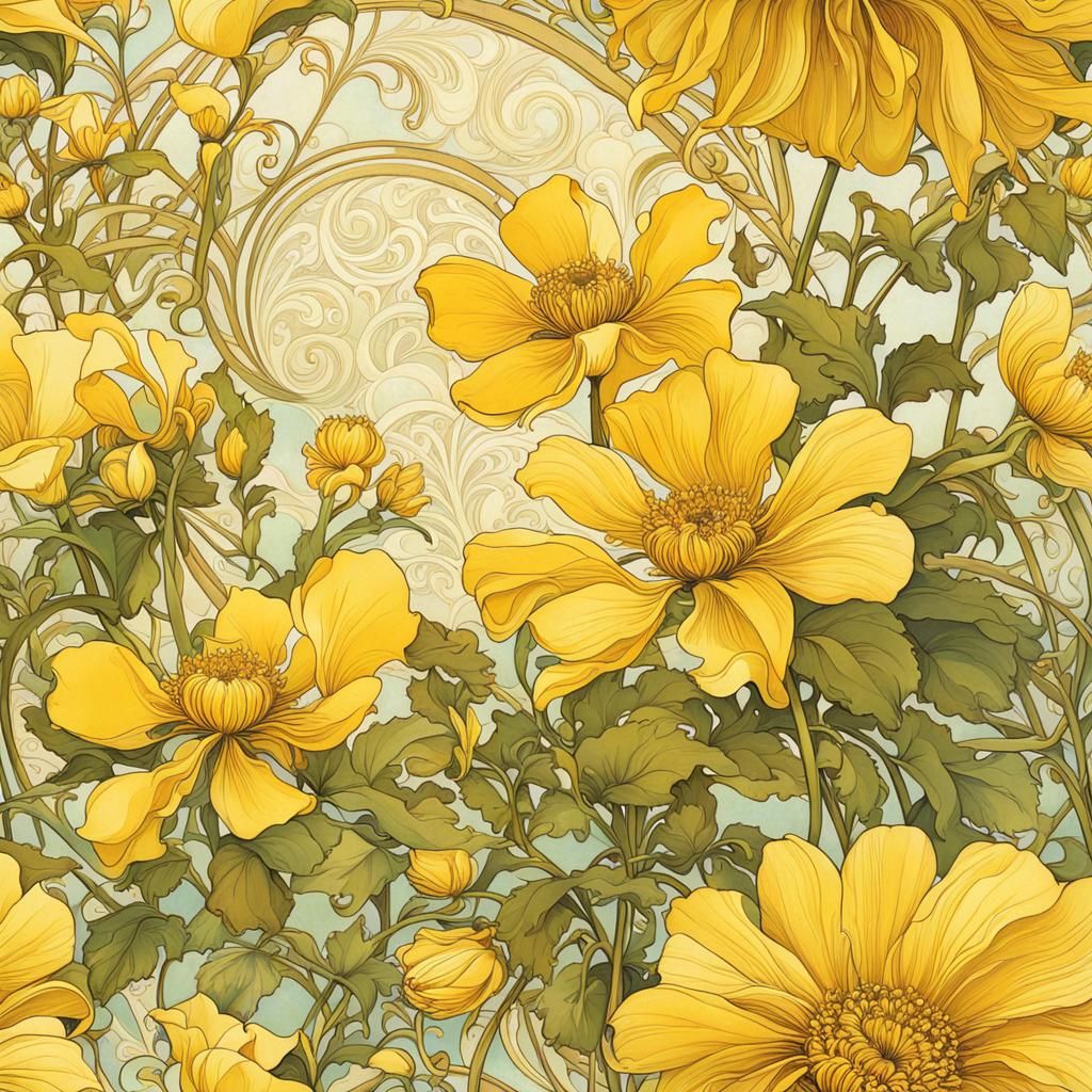 yellow garden