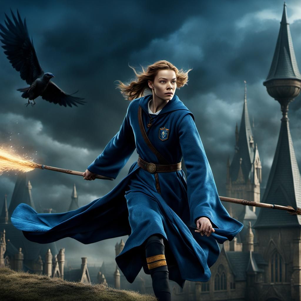 Lauren Kane chaser on the ravenclaw Quidditch team 