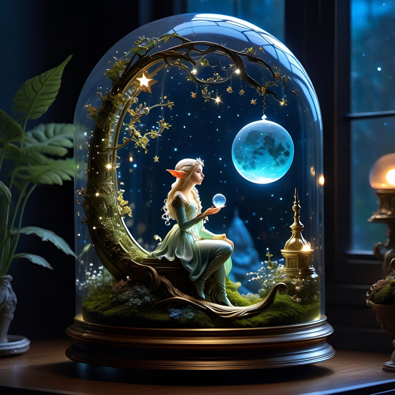 Elven Terrarium Magic  by @Sometimes Witchy