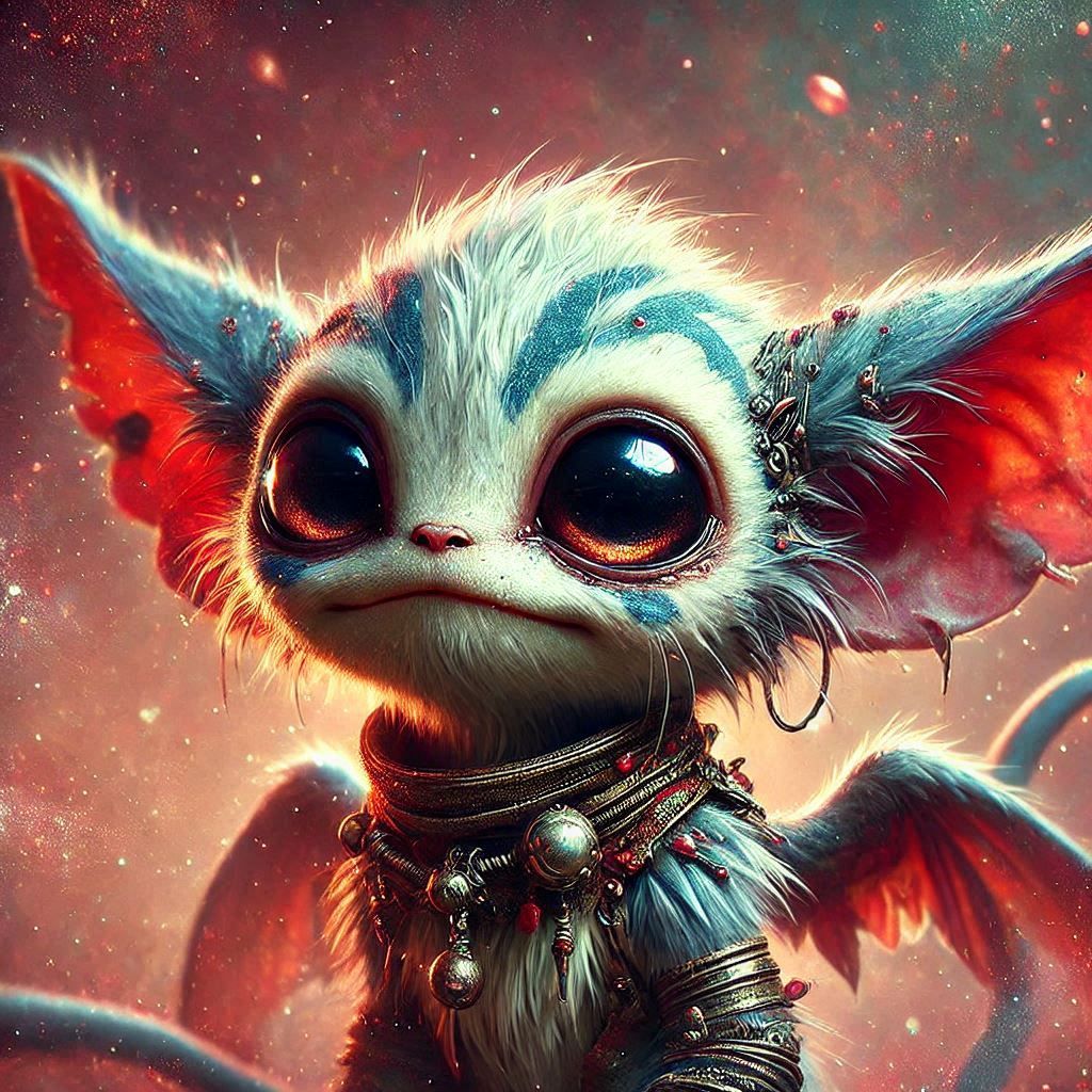 adorable fairy-tale fantasy creature portrait..