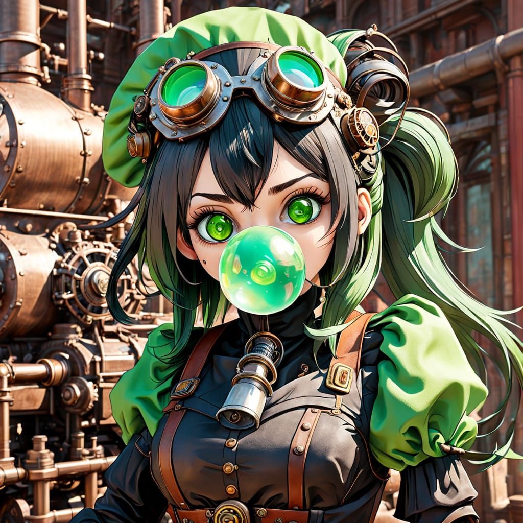 Bubblegum  by @Steampunk-Fan 