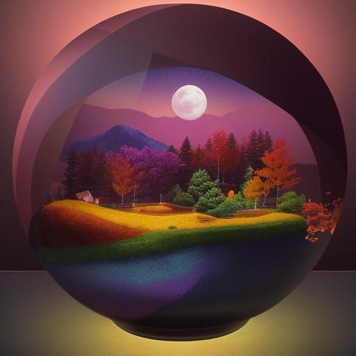 clarity , panoramic , relaxing , rotoscoped hillside , subtl...