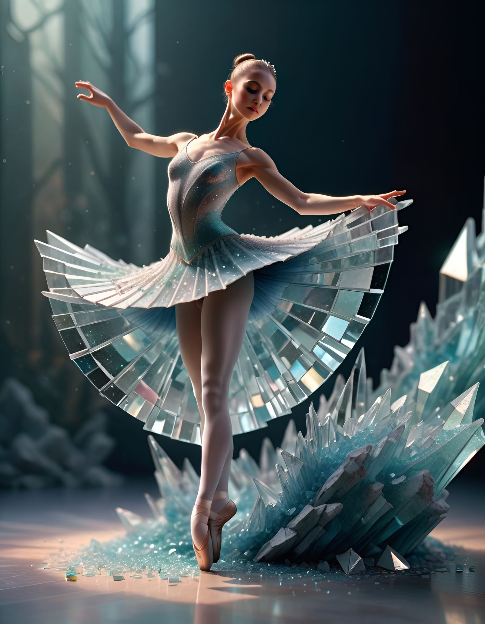 Dancing on glass  by @Edana