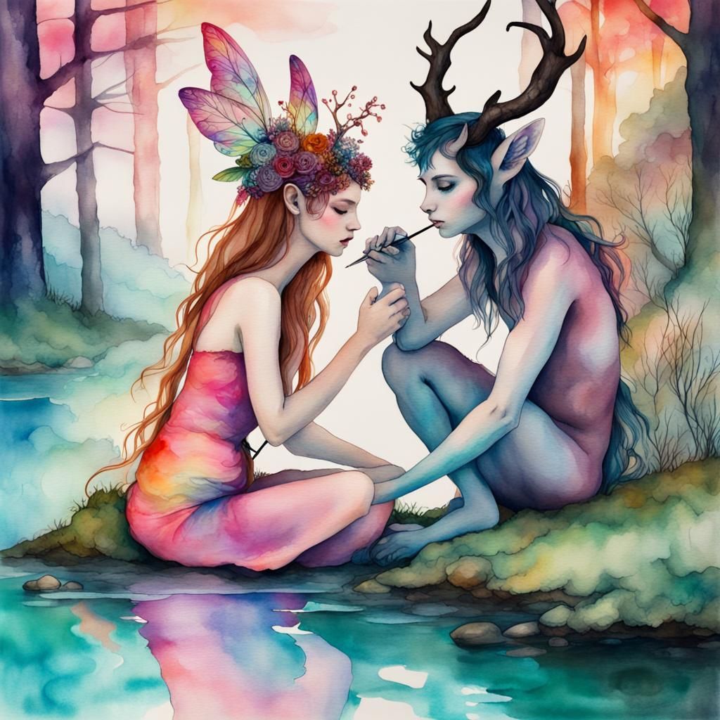 Fairy and Faun