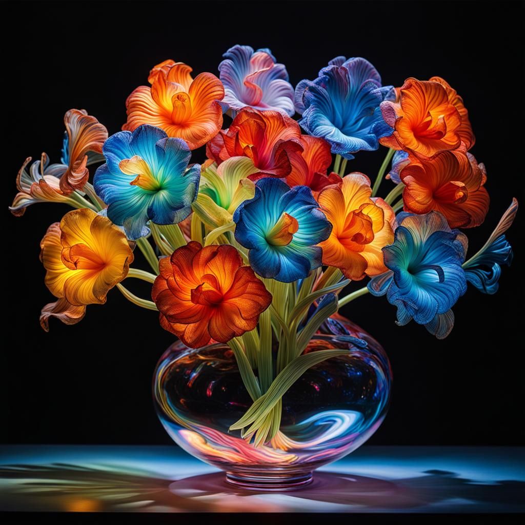 Flowers In Vase Still-Life