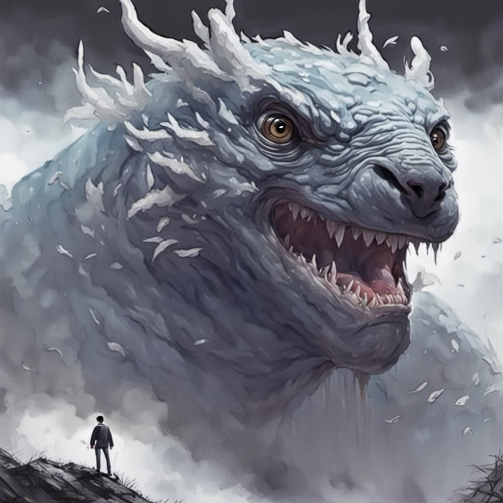 AI Image of the Pleading Face Emoji