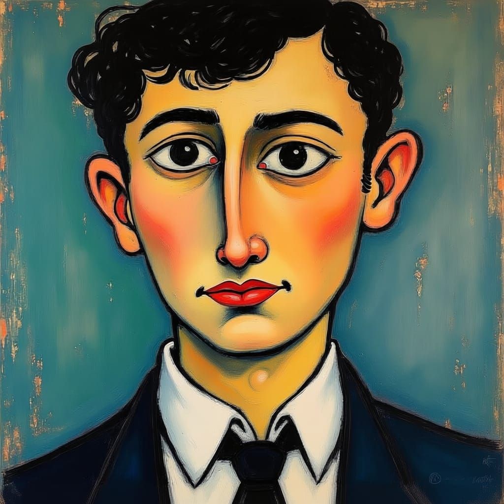 Portrait Marc Chagall by Modigliani