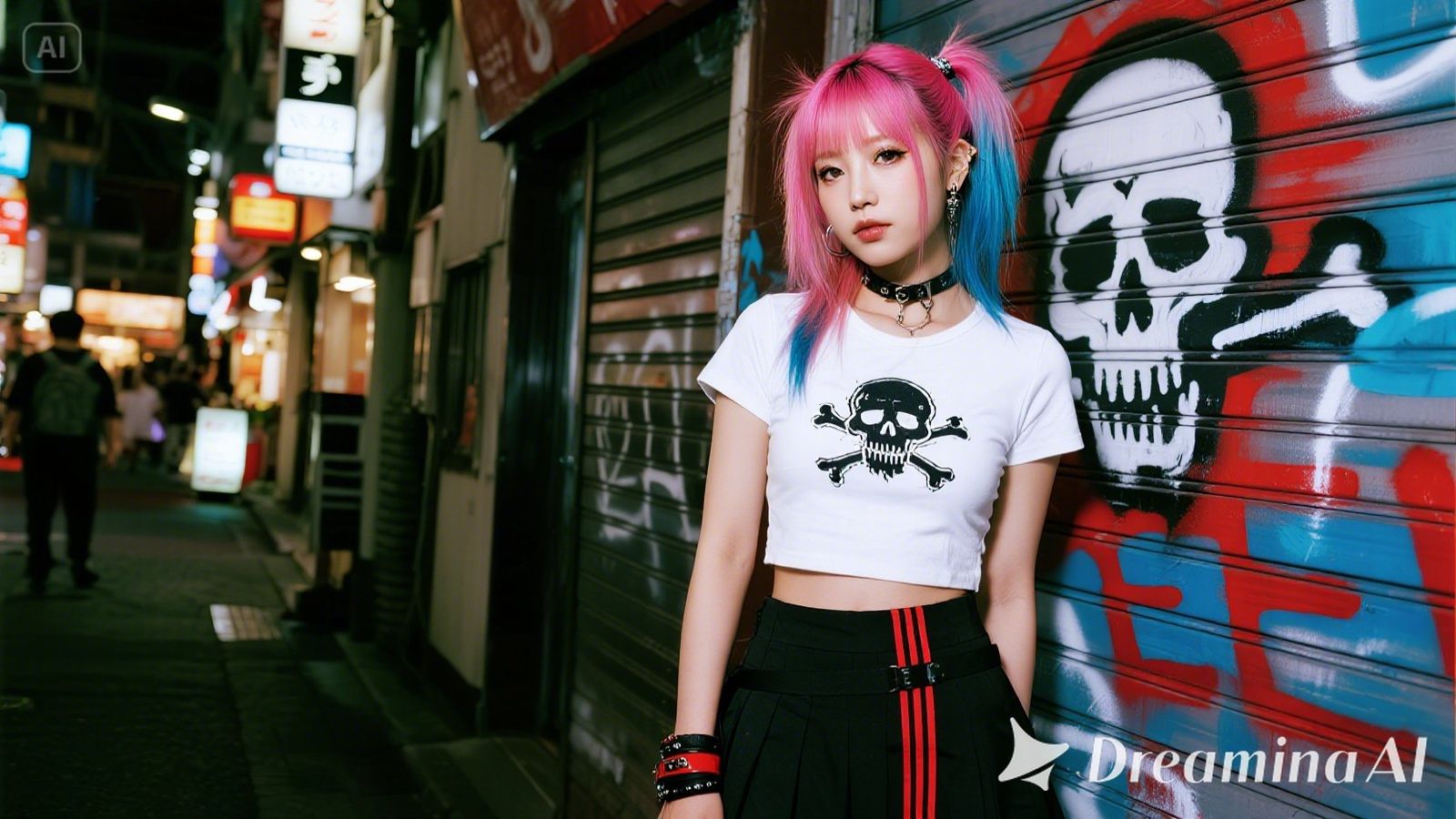 punk gyaru style of okinawa, shibuya and harajuku
