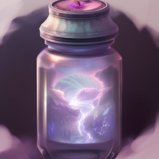 Aether Storm in a Jar  by @Mattagos