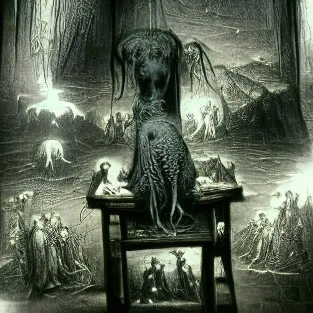 Tarot table.