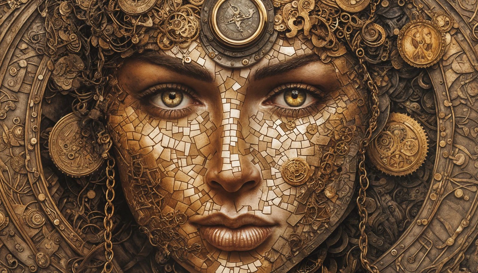 A portrait of a medieval lady.  by @BlackKnight