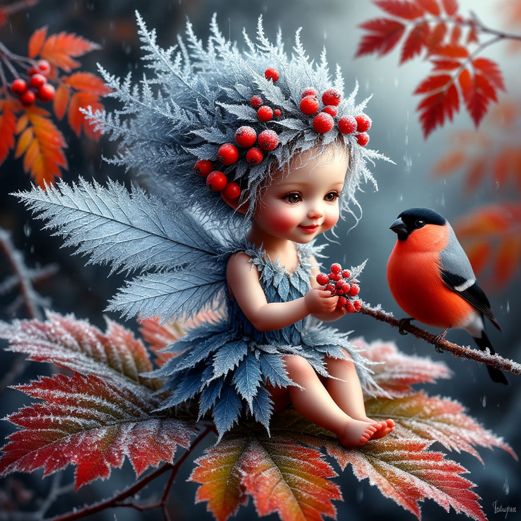 Autumn fairy tales for a little elf