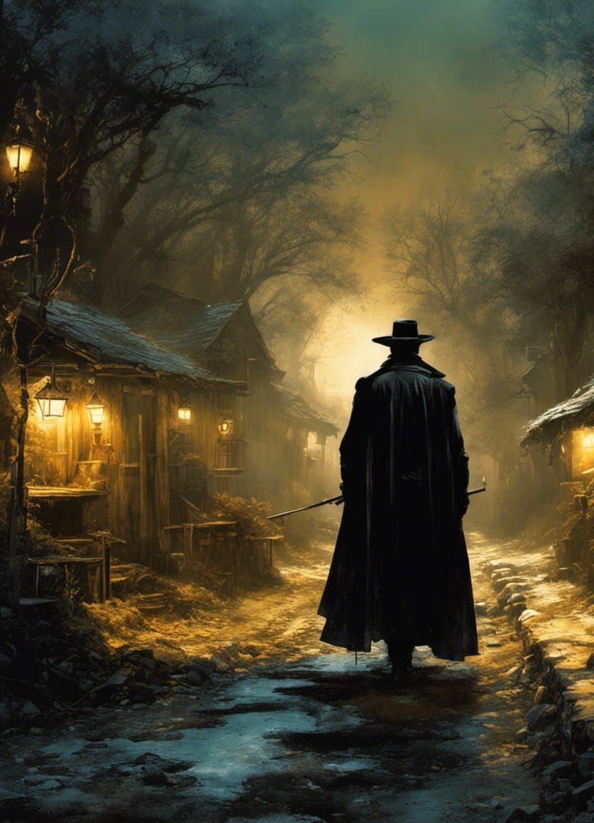 Shadow in sleepy hallow  by @Prettysleepy Art