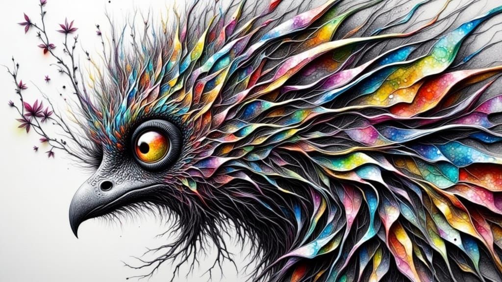 A mesmerizing bird~~~1 like 🤔  by @beth 